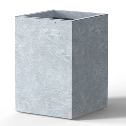 Jardinières rectangulaires en béton de grande taille / Grandes jardinières d'intérieur et d'extérieur