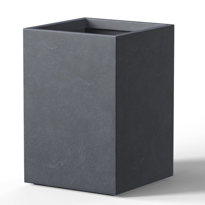 Jardinières rectangulaires en béton de grande taille / Grandes jardinières d'intérieur et d'extérieur