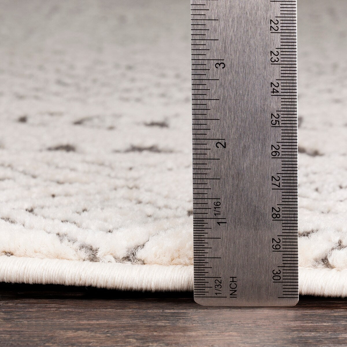 Tapis Livabliss Tiffany gris à bordure bohème