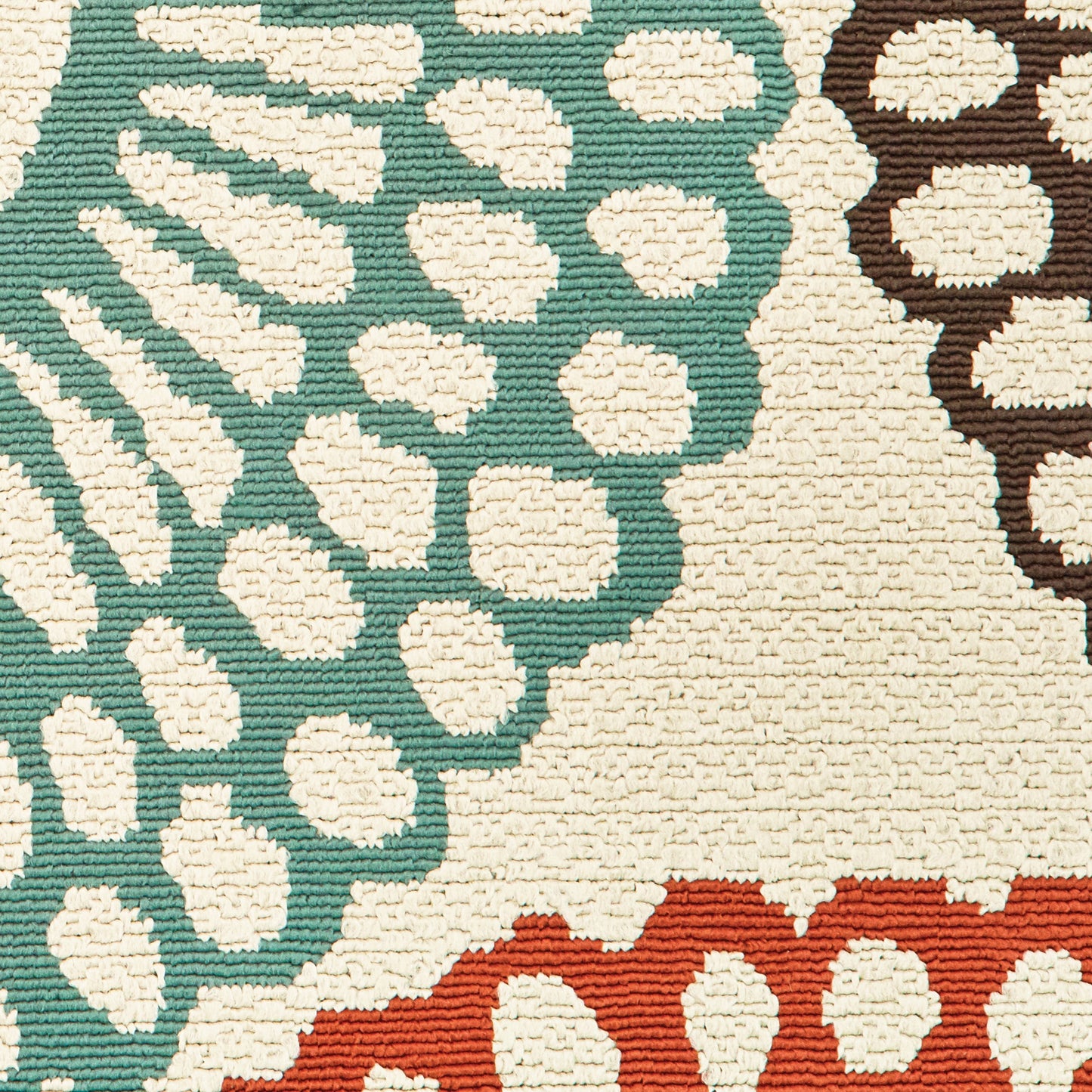 Tapis d'intérieur/extérieur multicolore Vista Home Malta Medallions