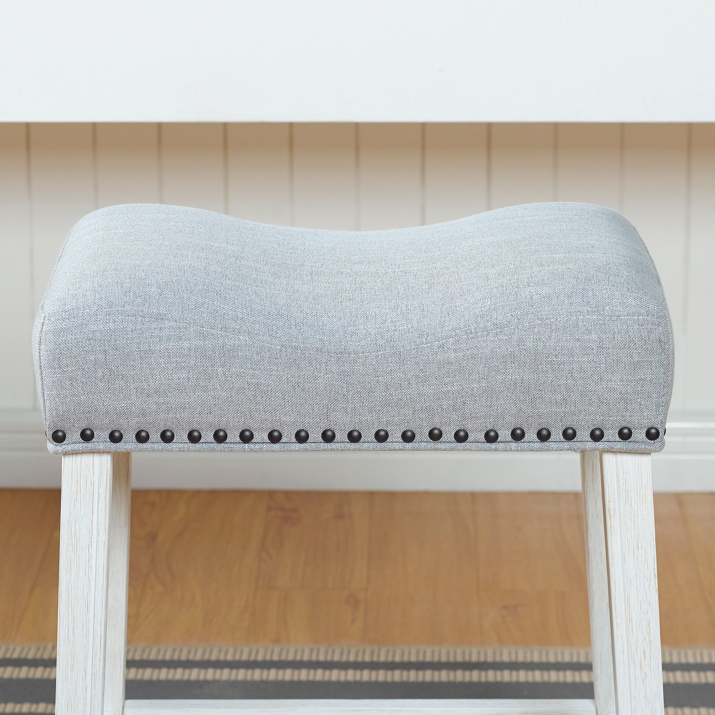 Tabourets de bar sans dossier Barish de The Gray Barn (lot de 2)