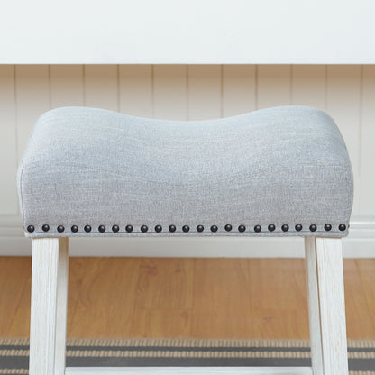 Tabourets de bar sans dossier Barish de The Gray Barn (lot de 2)