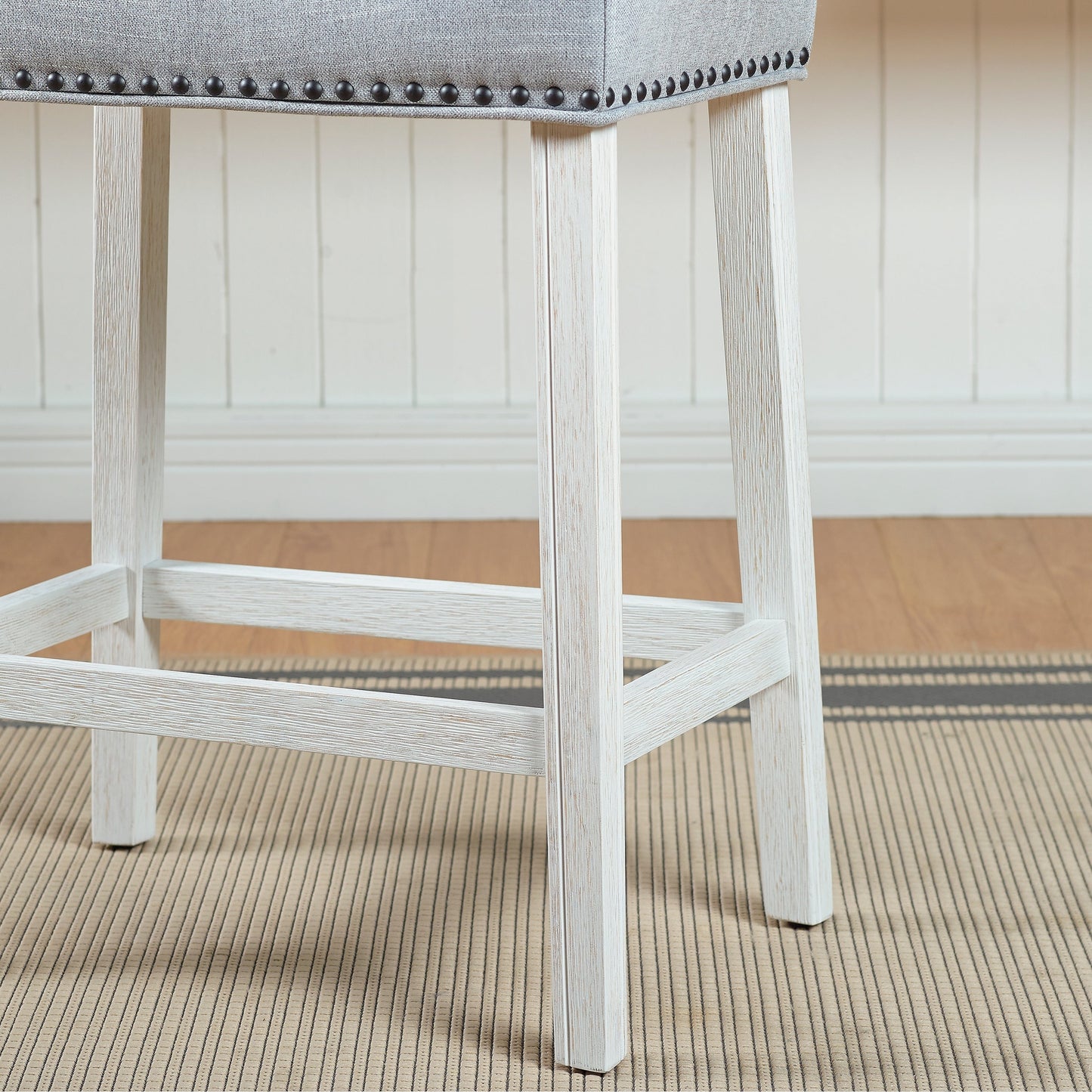 Tabourets de bar sans dossier Barish de The Gray Barn (lot de 2)