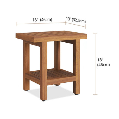 Le banc de douche en teck original Spa