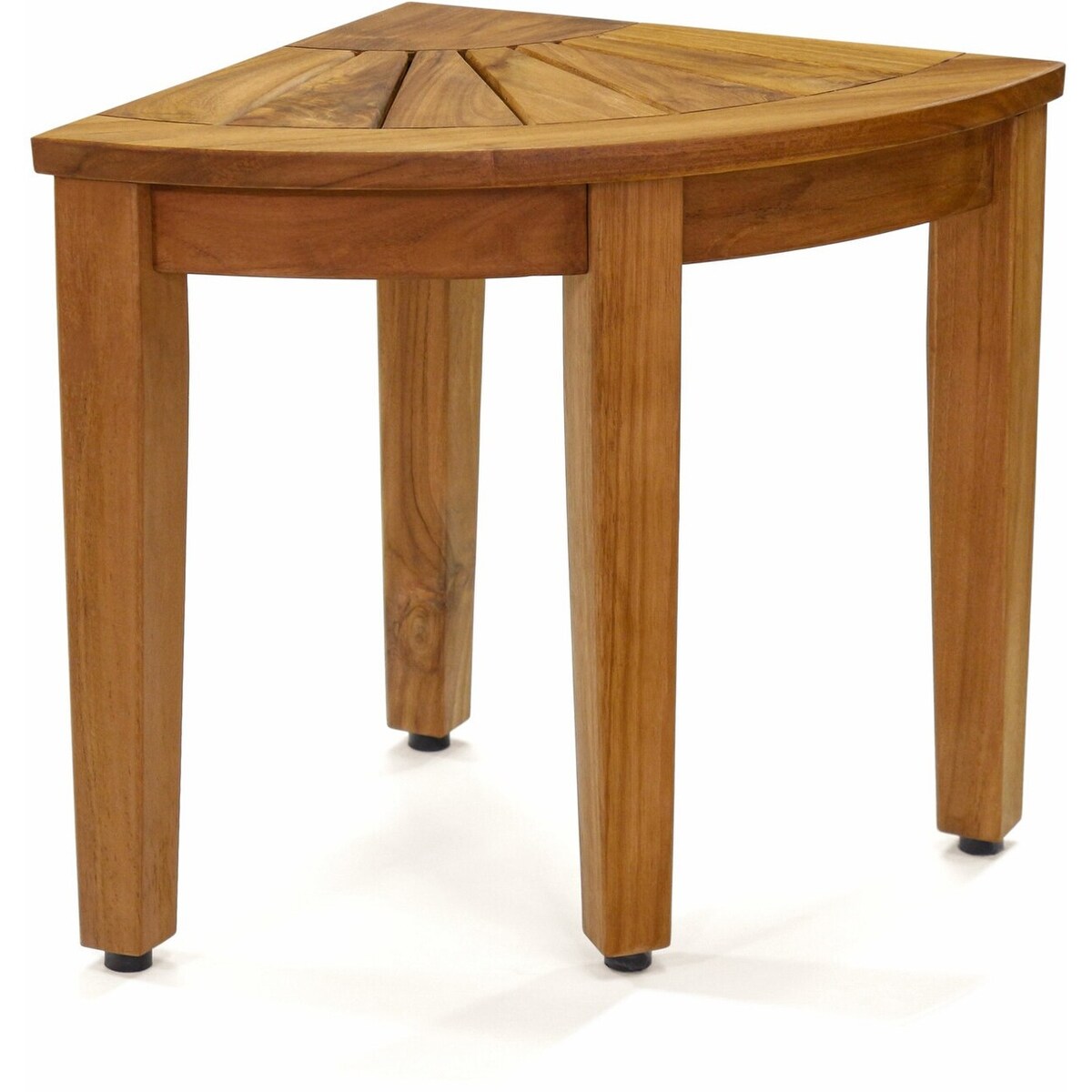 Le banc de douche d'angle en teck original Kai