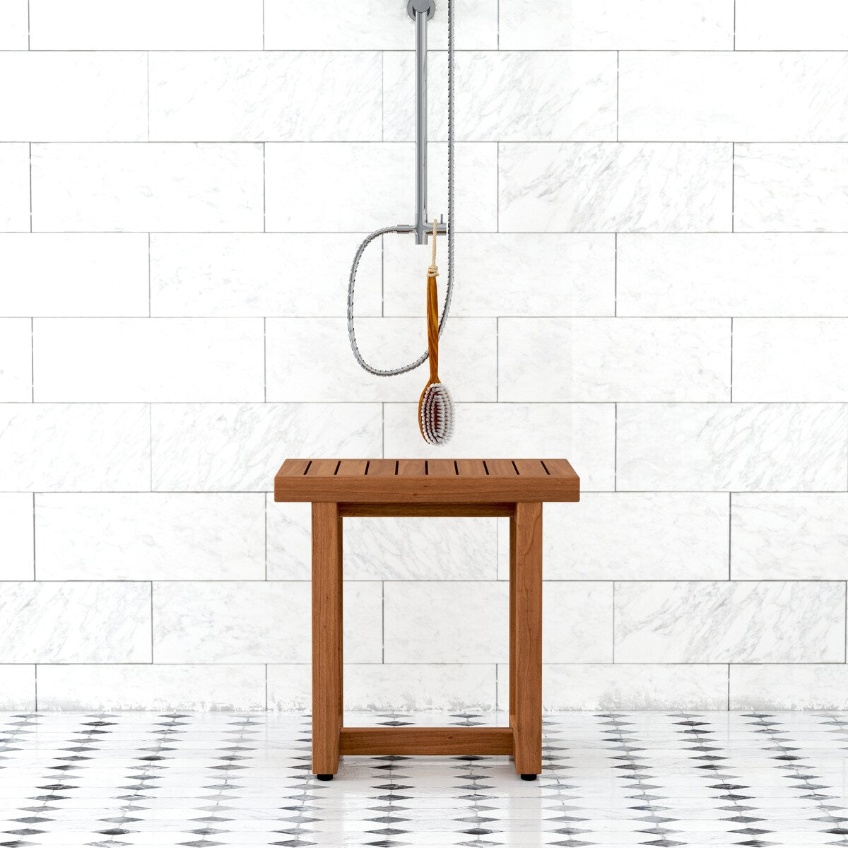 Le banc de douche en teck original Spa