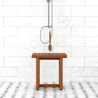 Le banc de douche en teck original Spa