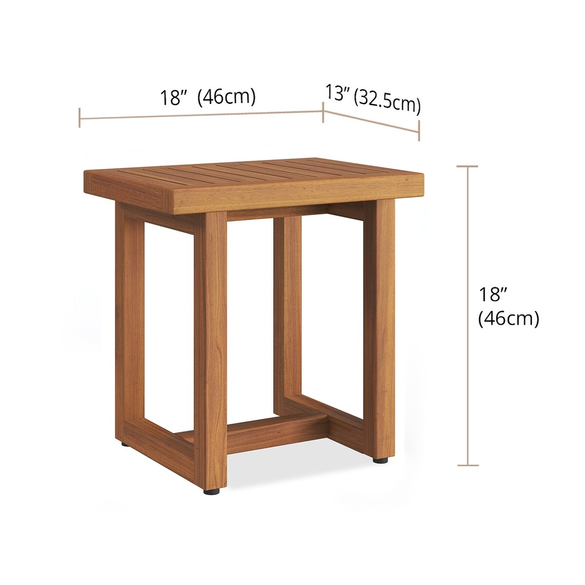 Le banc de douche en teck original Spa