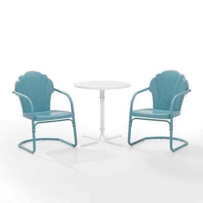 Ensemble bistro d'extérieur Crosley Tulip 3 pièces – 98 l x 29 p x 32,88 h