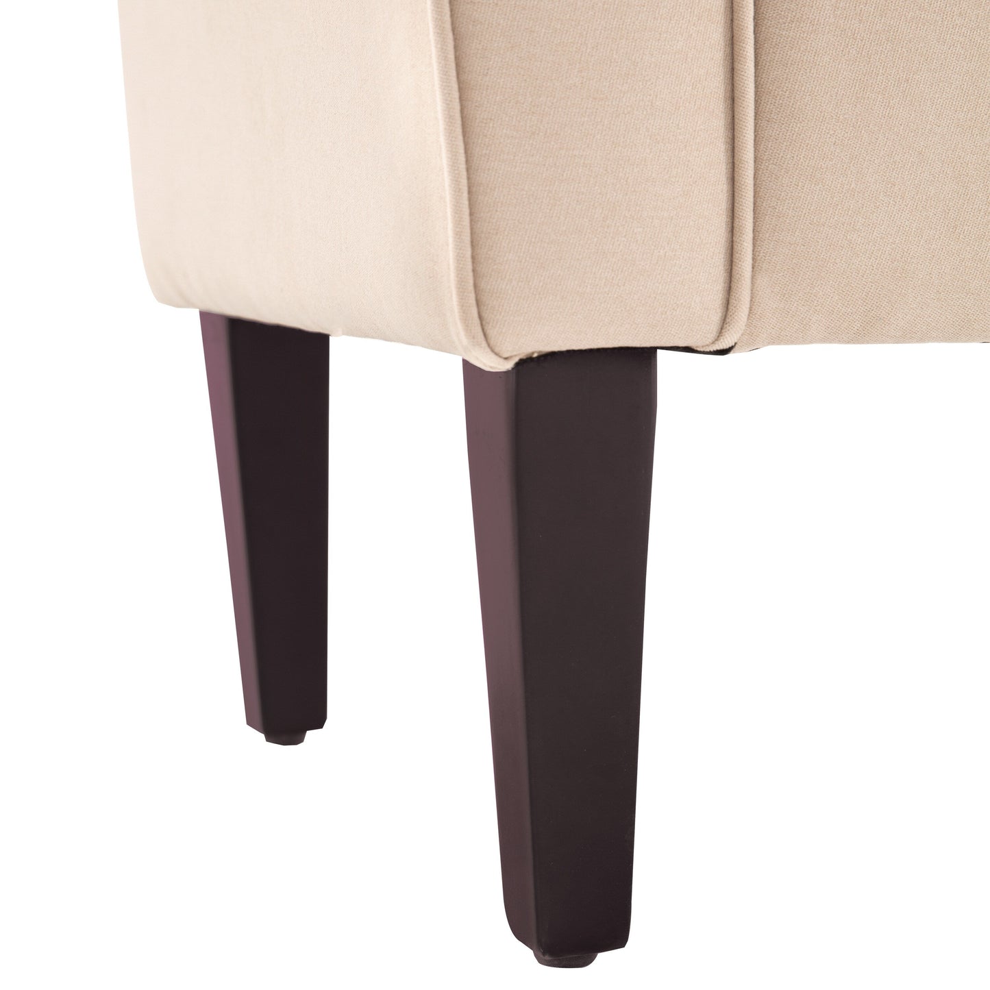 Banc de rangement rembourré, banc d'entrée avec dessus rabattable capitonné, 50,4 pouces