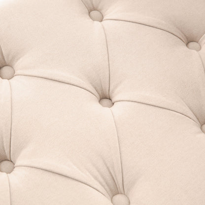 Banc de rangement rembourré, banc d'entrée avec dessus rabattable capitonné, 50,4 pouces