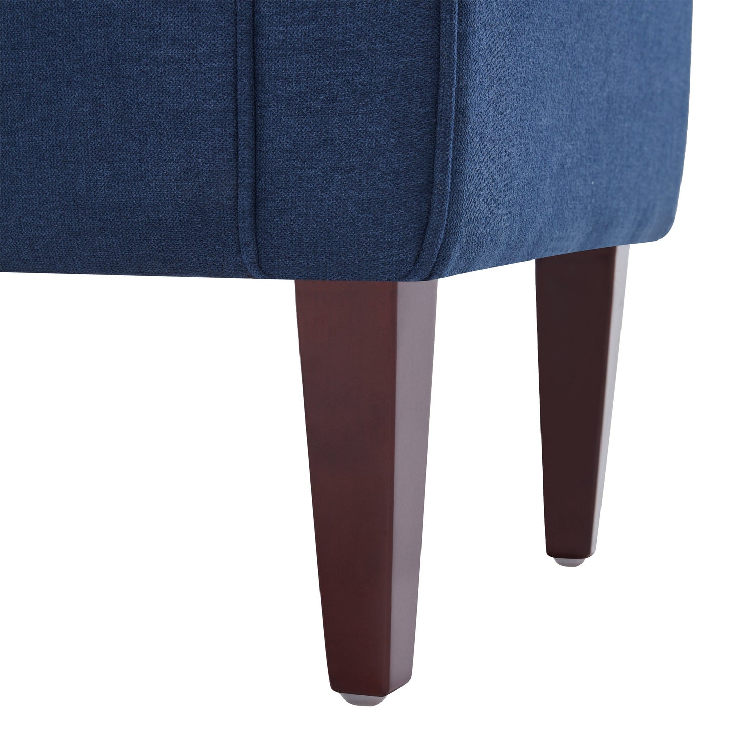 Banc de rangement rembourré, banc d'entrée avec dessus rabattable capitonné, 50,4 pouces