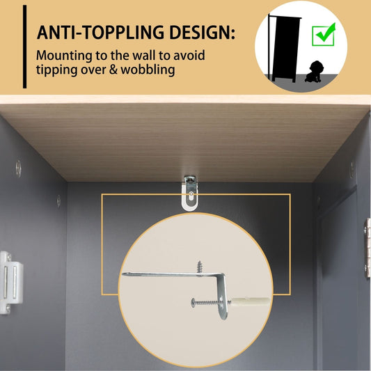 Meuble de rangement au sol pour salle de bain VEIKOUS avec 4 tiroirs