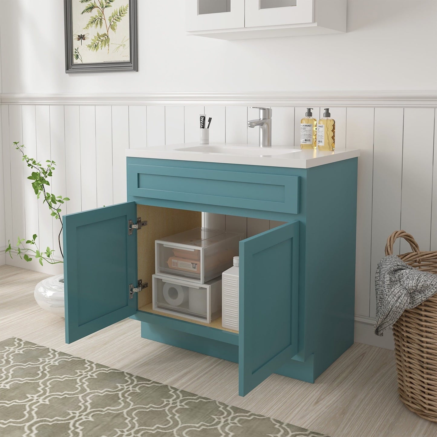 Meuble-lavabo simple de 36 pouces Vanity Art