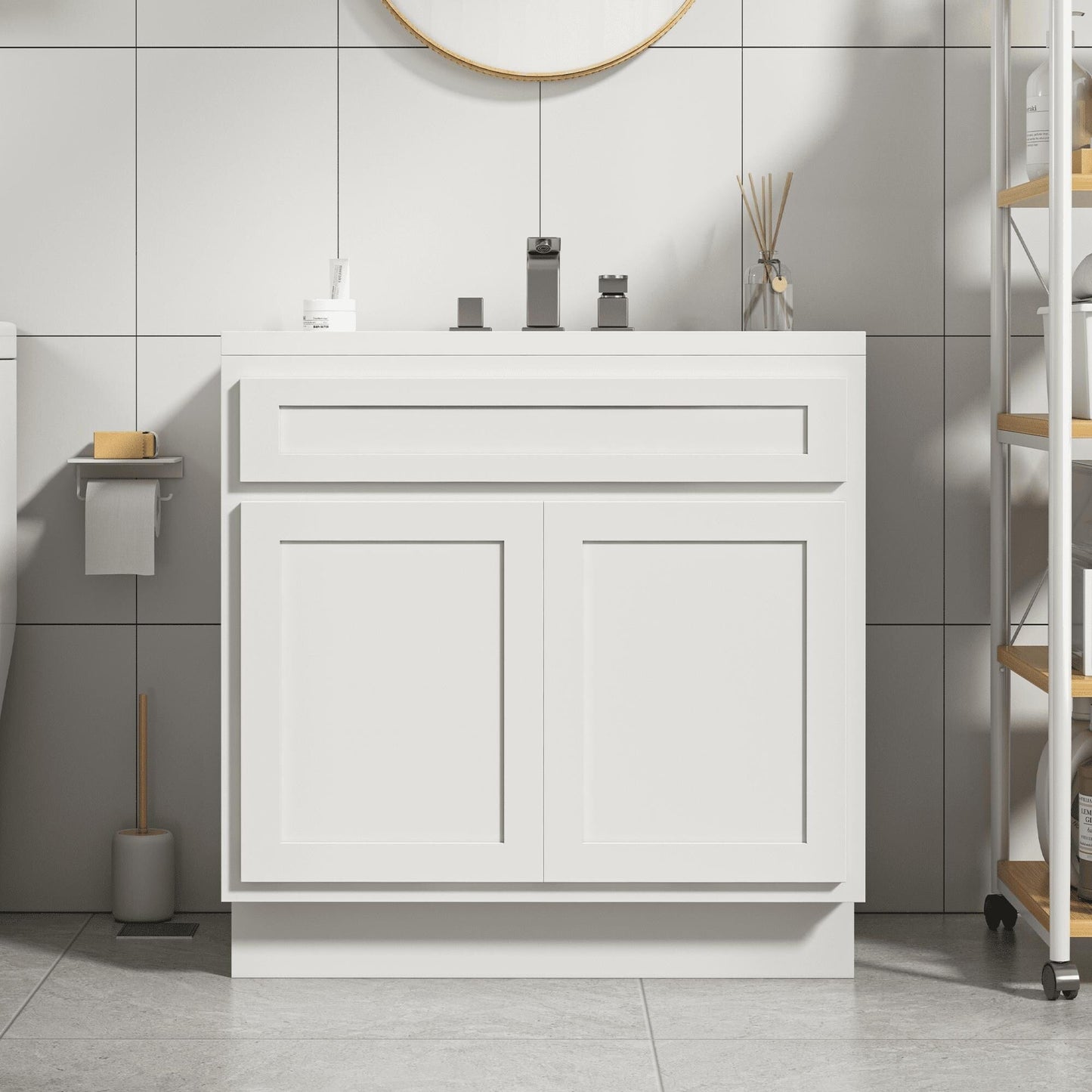Meuble-lavabo simple de 36 pouces Vanity Art