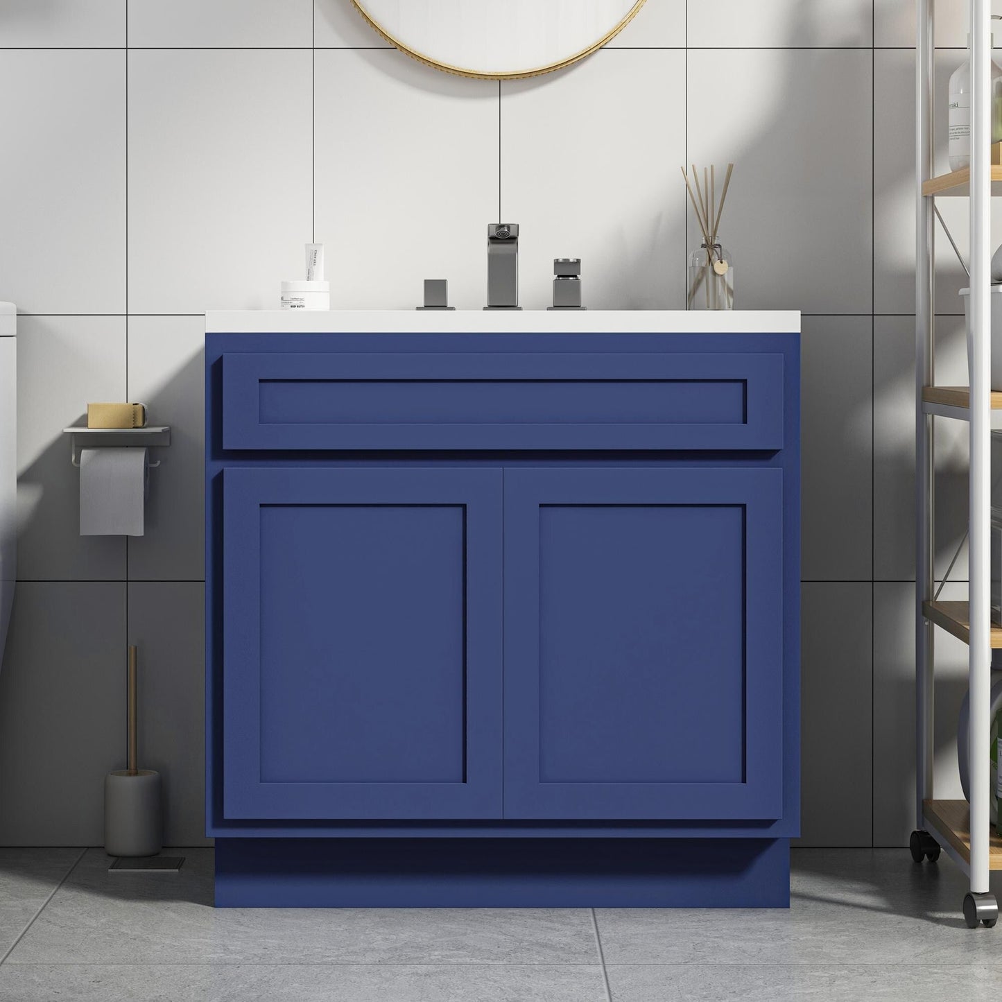 Meuble-lavabo simple de 36 pouces Vanity Art
