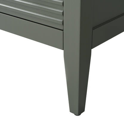 Meuble-lavabo double vasque Vanity Art 72 avec dessus en marbre reconstitué