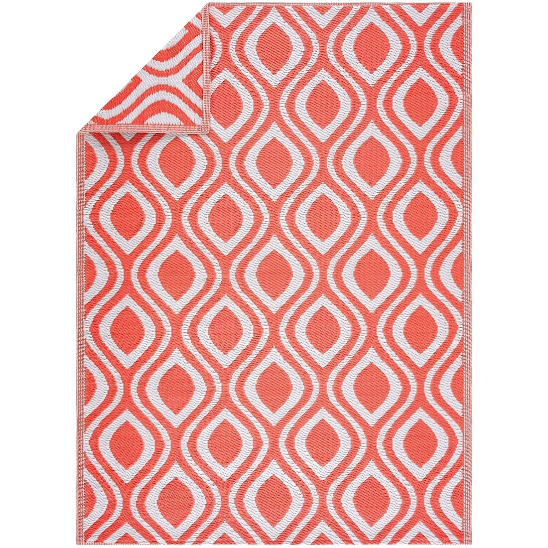 Tapis de sol/tapis d'extérieur léger et réversible Venice en plastique recyclé