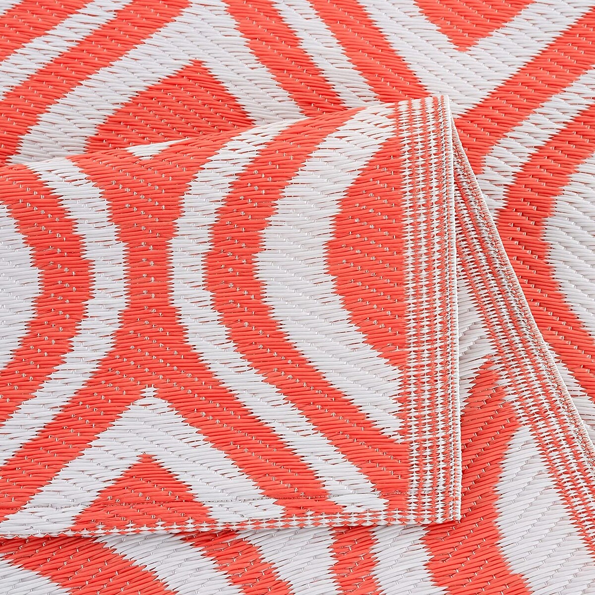 Tapis de sol/tapis d'extérieur léger et réversible Venice en plastique recyclé