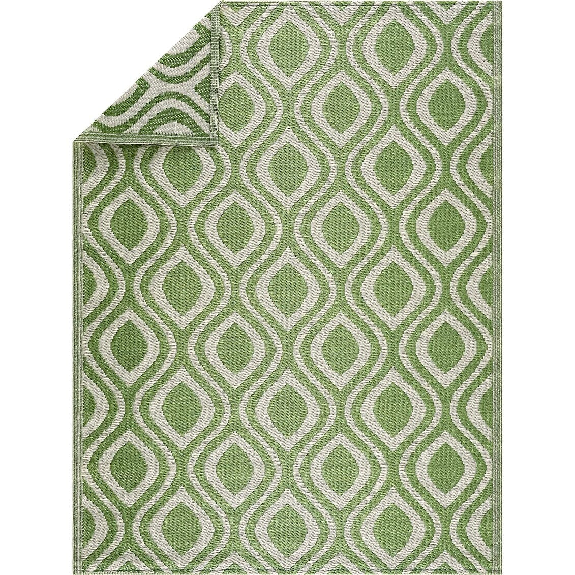 Tapis de sol/tapis d'extérieur léger et réversible Venice en plastique recyclé