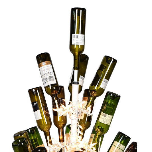 Bouteille de vin blanc artificiel Vickerman 6,5' x 46 DuraL 600CL. Peut contenir 121 bouteilles.