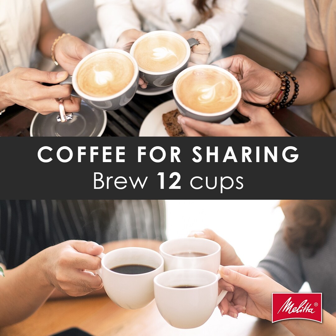 Cafetière filtre Vision 12 tasses Luxe avec tableau de bord rotatif