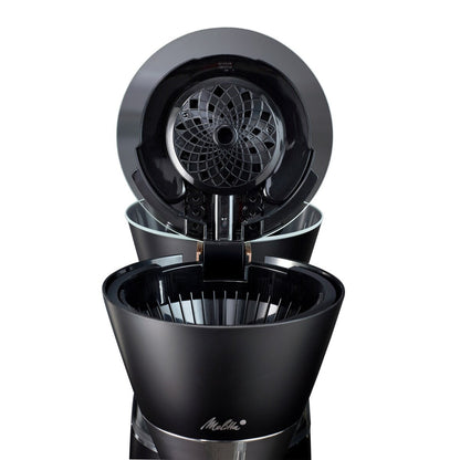 Cafetière filtre Vision 12 tasses Luxe avec tableau de bord rotatif