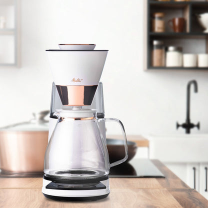 Cafetière filtre Vision 12 tasses Luxe avec tableau de bord rotatif