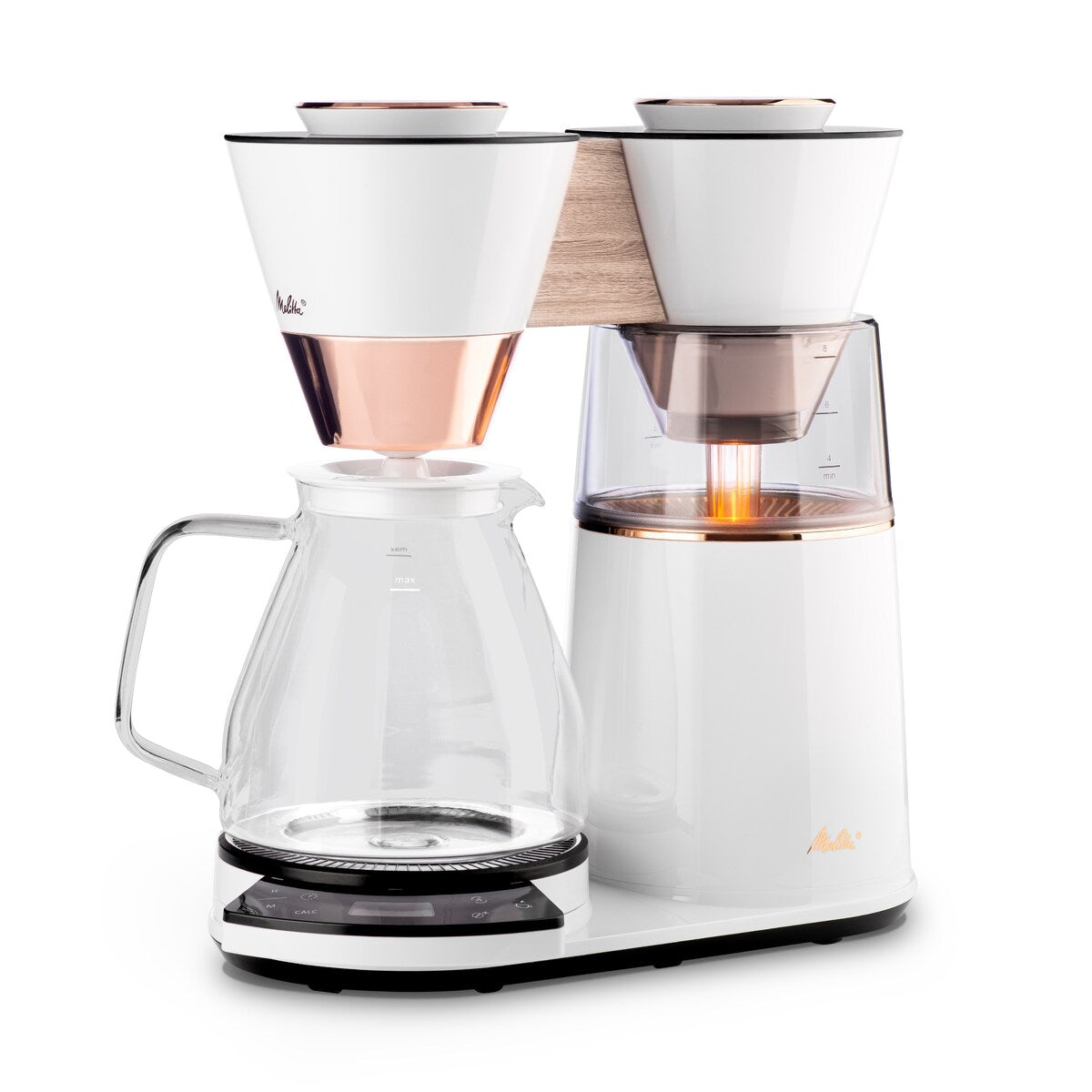 Cafetière filtre Vision 12 tasses Luxe avec tableau de bord rotatif