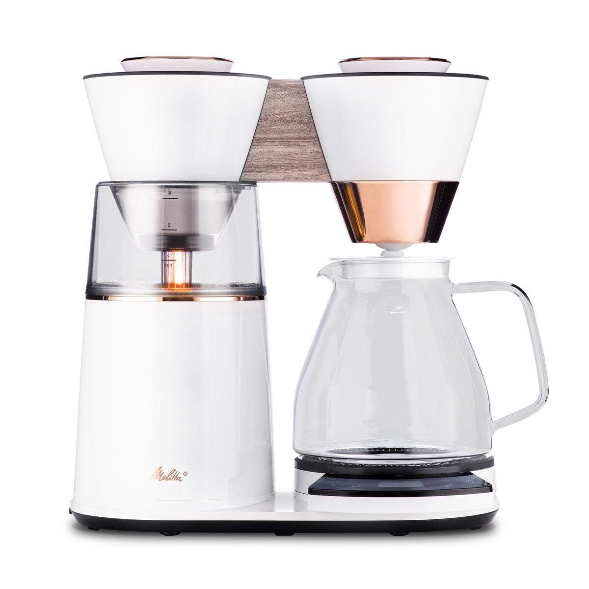 Cafetière filtre Vision 12 tasses Luxe avec tableau de bord rotatif