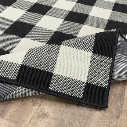 Tapis d'intérieur/extérieur à carreaux vichy Vista Home Malta