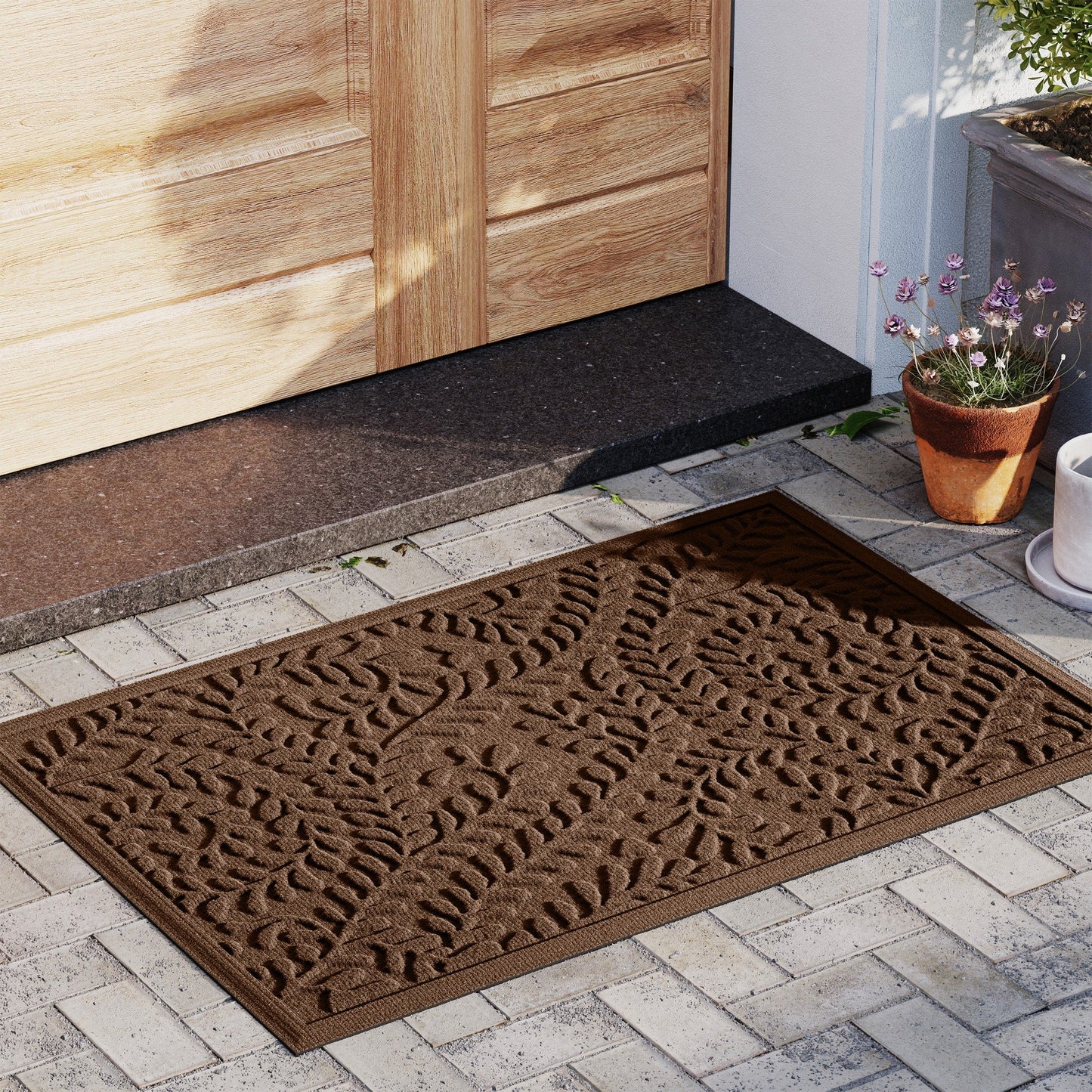 Tapis d'entrée/extérieur WaterHog en buis