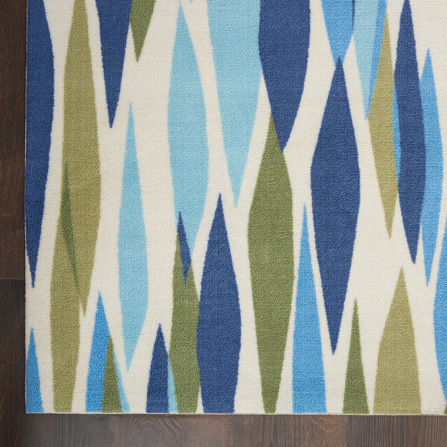 Tapis d'intérieur/extérieur moderne abstrait Waverly Sun N' Shade