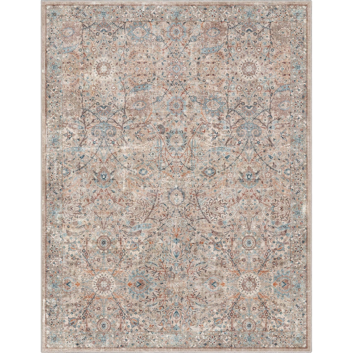 Tapis tissé à plat Well Woven Asha Vintage Emilia