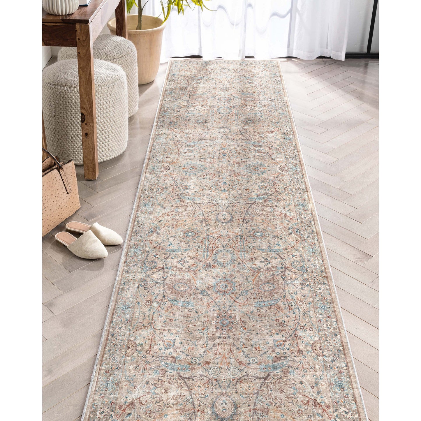 Tapis tissé à plat Well Woven Asha Vintage Emilia