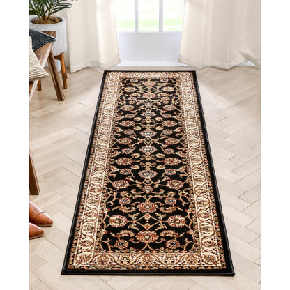 Tapis oriental persan traditionnel Barclay Sarouk bien tissé