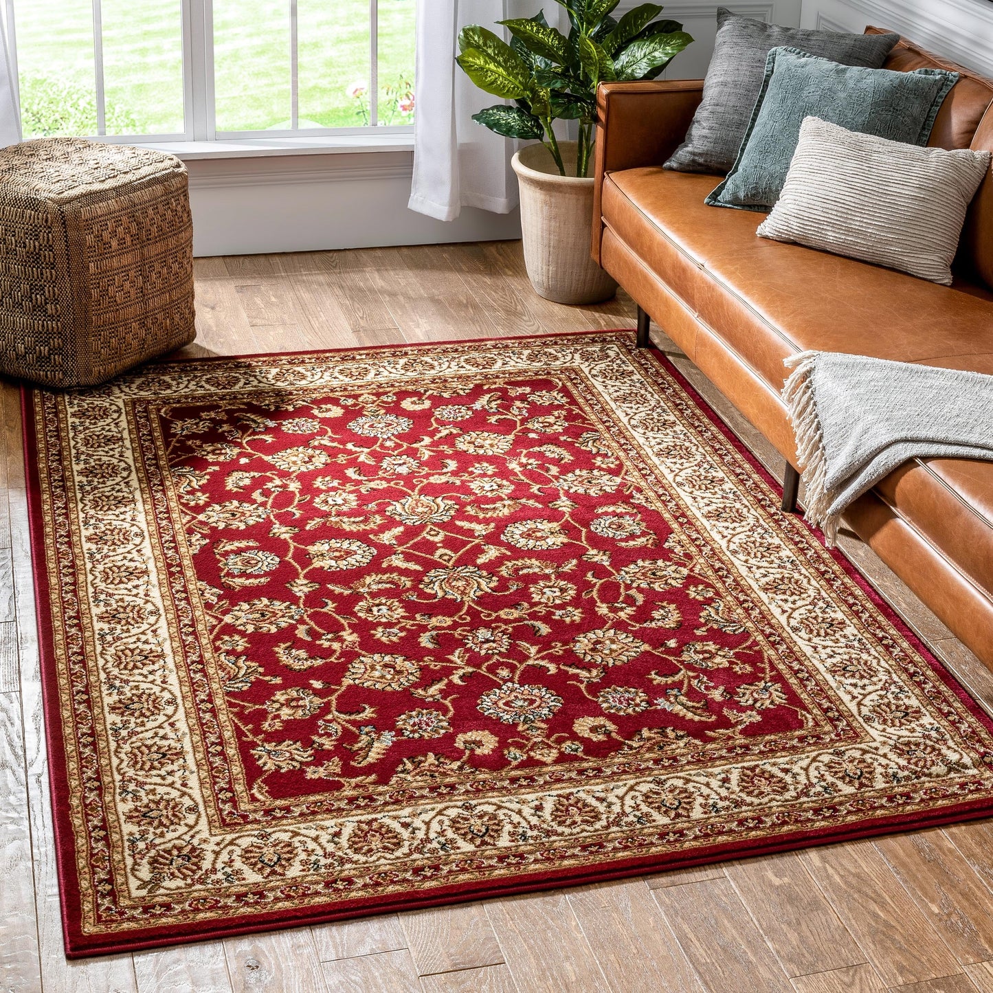 Tapis oriental persan traditionnel Barclay Sarouk bien tissé