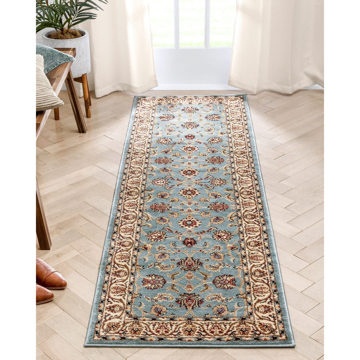 Tapis oriental persan traditionnel Barclay Sarouk bien tissé