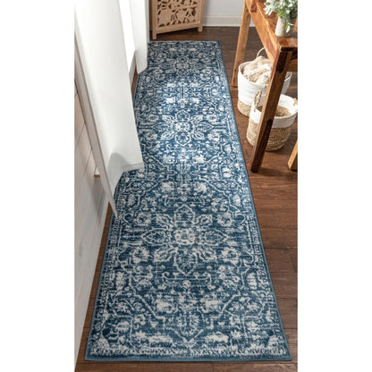 Tapis de sol bohème oriental vintage à motif floral, tissé avec soin et éblouissant.