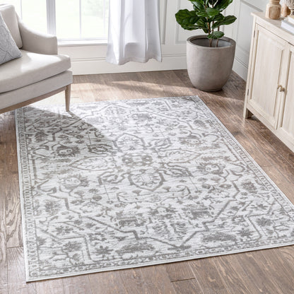 Tapis de sol bohème oriental vintage à motif floral, tissé avec soin et éblouissant.