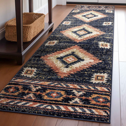 Tapis tribal du sud-ouest de Tulsa Lea, tissé avec soin