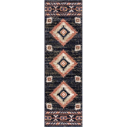 Tapis tribal du sud-ouest de Tulsa Lea, tissé avec soin