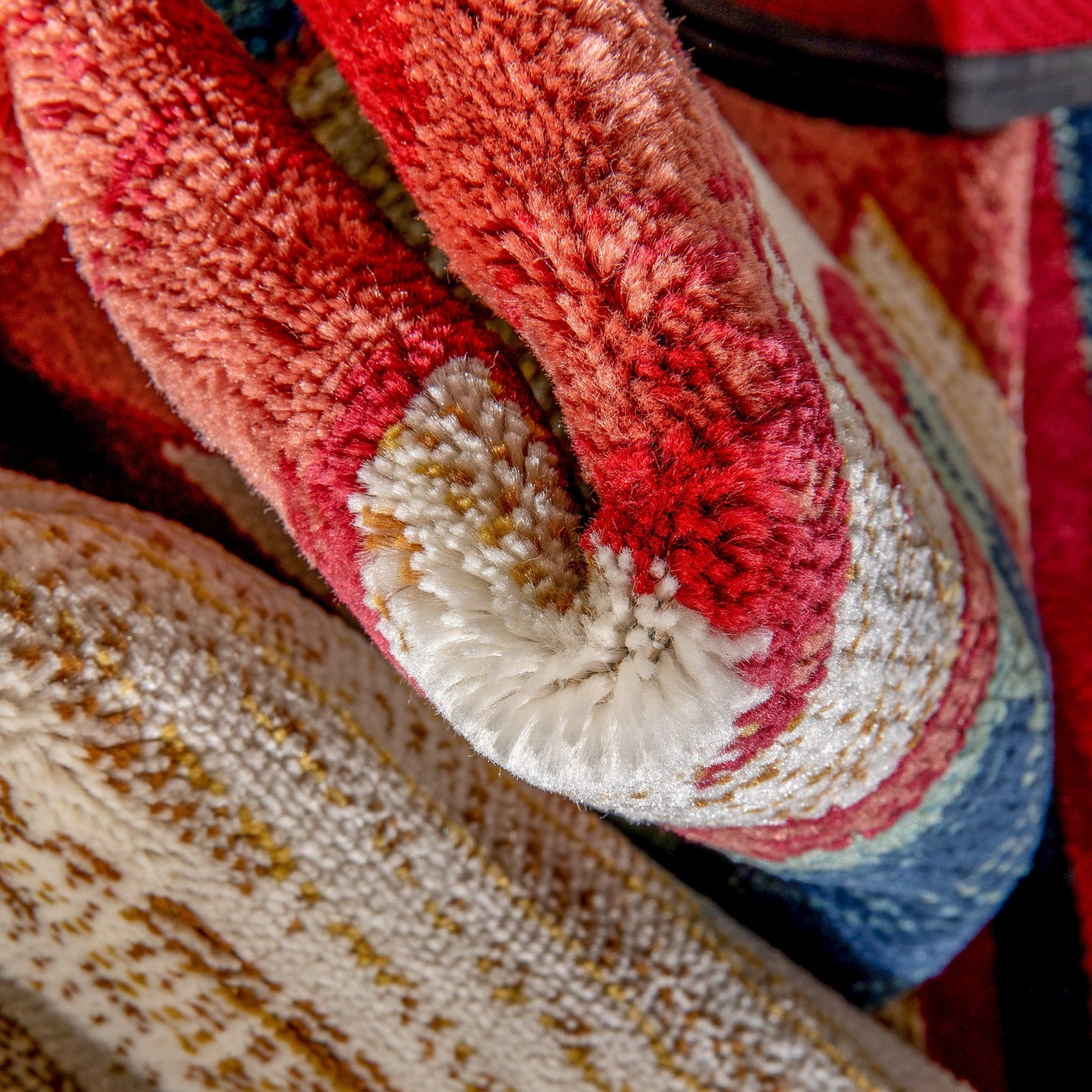 Tapis tribal du sud-ouest de Tulsa Lea, tissé avec soin