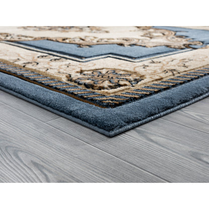 Tapis de salon Porch &amp; Den Curry sculpté à la main