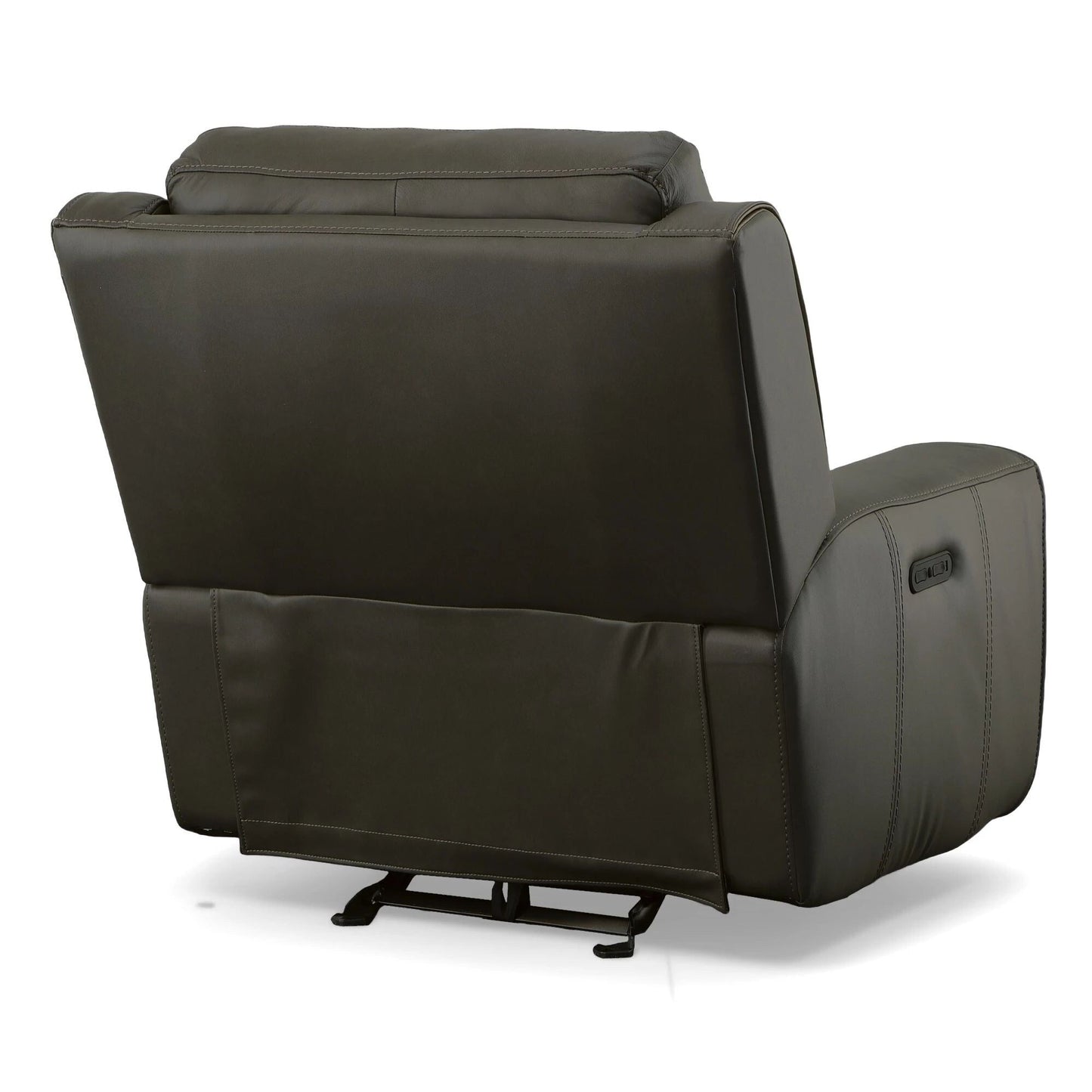 Fauteuil inclinable électrique en cuir Wicklow avec appui-tête électrique par Flexsteel