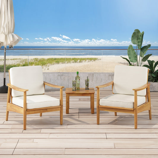 Fauteuil club Willowbrook Wood (lot de 2) par Christopher Knight Home