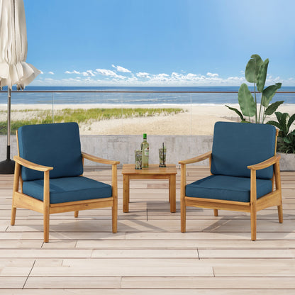 Fauteuil club Willowbrook Wood (lot de 2) par Christopher Knight Home