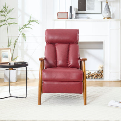 Chaise longue réglable rouge vin 26,38
