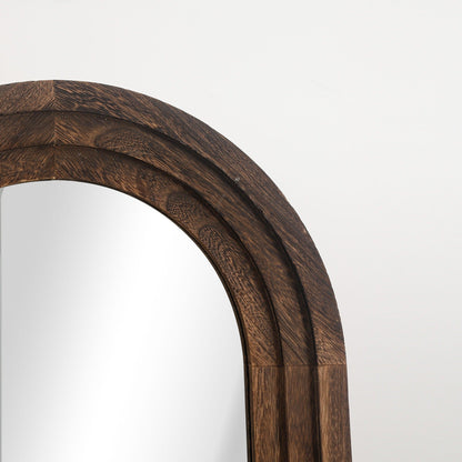 Miroir mural en bois de style échelle - 64 x 21