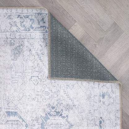 Tapis World Rug Gallery Vintage Boho à médaillon, lavable en machine et antidérapant